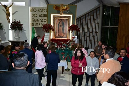 Monclova canta Las Mañanitas a la Virgen de Guadalupe en su día