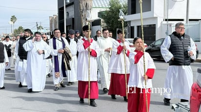 Peregrinación sacerdotal une a fieles rumbo al Santuario de Guadalupe