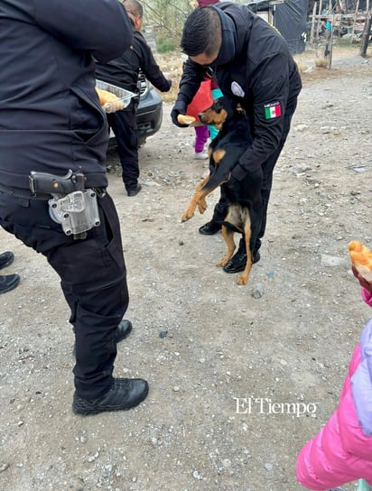 Agentes de AIC llevan apoyo y cercanía a sectores vulnerables de Monclova