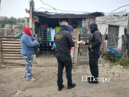 Agentes de AIC llevan apoyo y cercanía a sectores vulnerables de Monclova