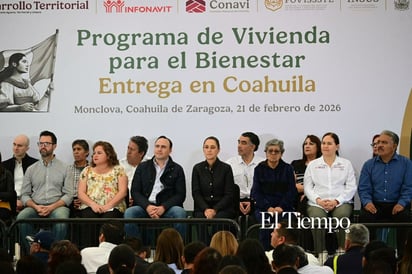 La presidenta Claudia Sheinbaum en su visita a Monclova como parte de su agenda de trabajo en Coahuila
