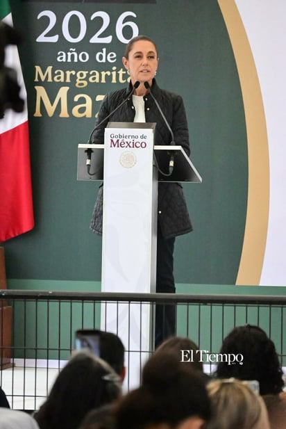 La presidenta Claudia Sheinbaum en su visita a Monclova como parte de su agenda de trabajo en Coahuila