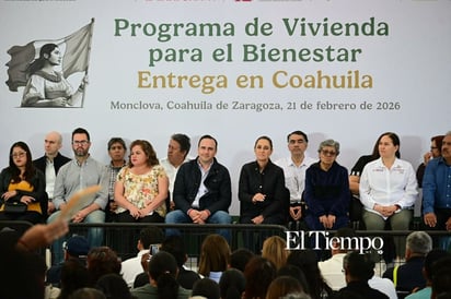 La presidenta Claudia Sheinbaum en su visita a Monclova como parte de su agenda de trabajo en Coahuila