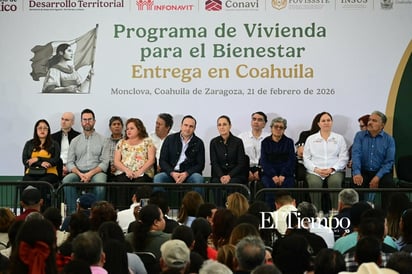 La presidenta Claudia Sheinbaum en su visita a Monclova como parte de su agenda de trabajo en Coahuila