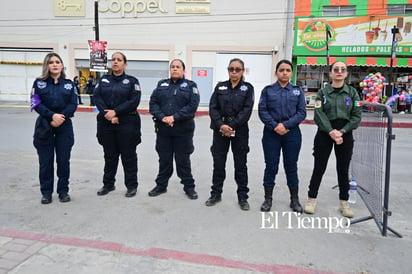 Mujeres de Monclova se concentran por igualdad y justicia
