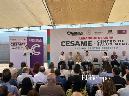 Arranca construcción del CESAME en Monclova para dar atención de salud mental a la Región Centro