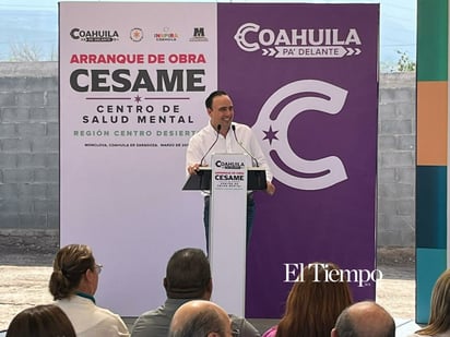 Arranca construcción del CESAME en Monclova para dar atención de salud mental a la Región Centro