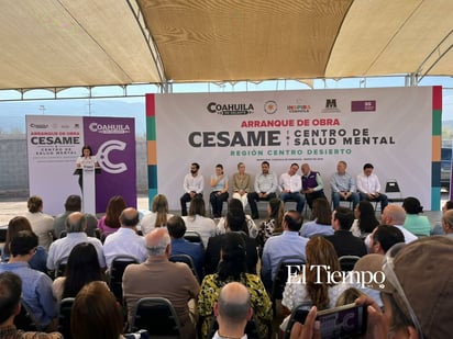 Arranca construcción del CESAME en Monclova para dar atención de salud mental a la Región Centro