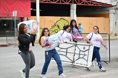 Mujeres de Monclova se concentran por igualdad y justicia