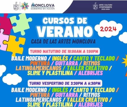 Cursos de verano inician registro en museo y Casa de la Cultura