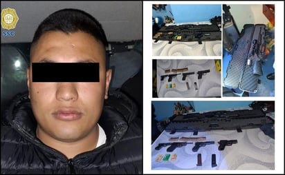 Policías catean inmueble usado para la venta de armas de fuego en Iztapalapa