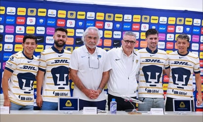 Pumas presentó a sus refuerzos para el Apertura 2024