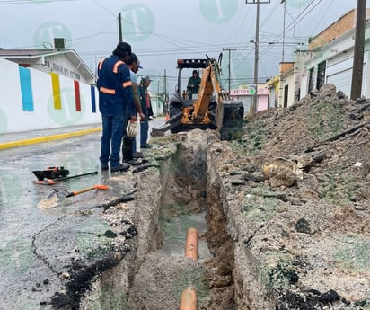 Reposición de Línea General por SIMAS Monclova y Frontera