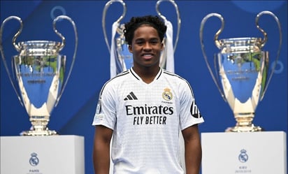 Endrick fue presentado como nuevo jugador del Real Madrid