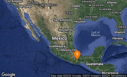 Se registra sismo de magnitud 4.6 en Tlacolula, Oaxaca