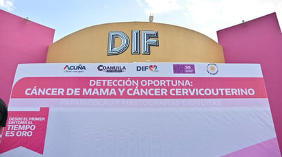 Comienza en Acuña la campaña de detección de cáncer de mama y cervicouterino