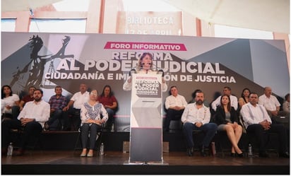 Gobernadora electa de Morelos realiza primer foro estatal sobre la Reforma Judicial