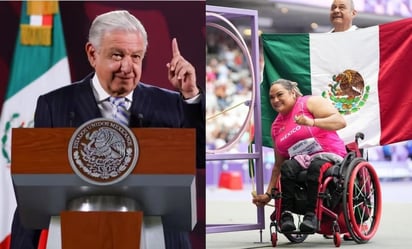 AMLO felicita a deportistas paralímpicos de París 2024