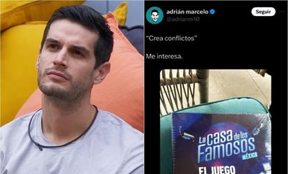 Adrián Marcelo y sus primeras indirectas relacionadas con LCDLF