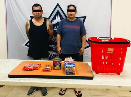 Una pareja es detenida por robar en una tienda de conveniencia en PN