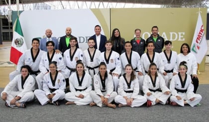 Estos son los integrantes de la Selección Mexicana de Taekwondo para el Mundial