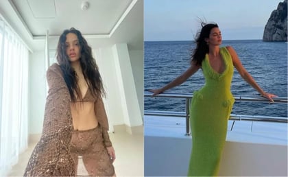 Rosalía y Kendall Jenner deslumbran en vestidos con transparencias