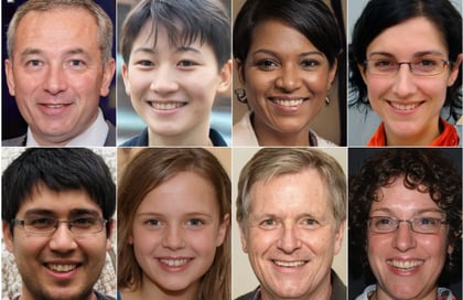 Los rostros humanos generados por IA se ven más reales que las fotos genuinas