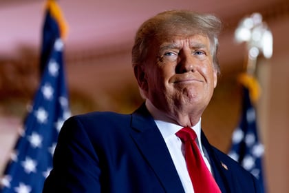 Trump se burla del gobierno de AMLO en su primer evento oficial de campaña; presume 'amenazas'