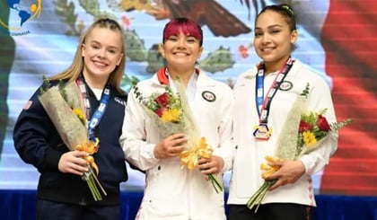 Alexa Moreno ganó medalla de oro en Campeonato Panamericano en gimnasia artística