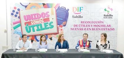 DIF Saltillo arranca campaña 'Unidos Somos Útiles' para ayudar a estudiantes vulnerables
