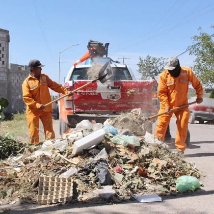 Identifican áreas en Torreón donde individuos siguen tirando basura