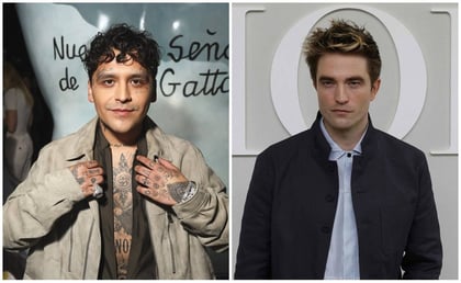 Christian Nodal se luce como 'modelo' en París junto a Robert Pattinson, Bad Bunny y Maluma