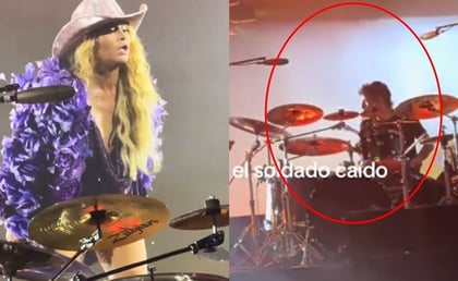 Paulina Rubio reprende a su baterista en pleno concierto: '¿qué pedo, cabr*n?'