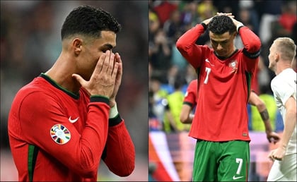 La conmovedora reacción de Cristiano Ronaldo tras fallar un penalti clave con Portugal
