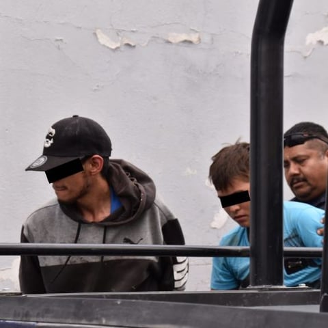 Dos ladrones fueron detenidos tras allanar línea de tráiler en Monclova 