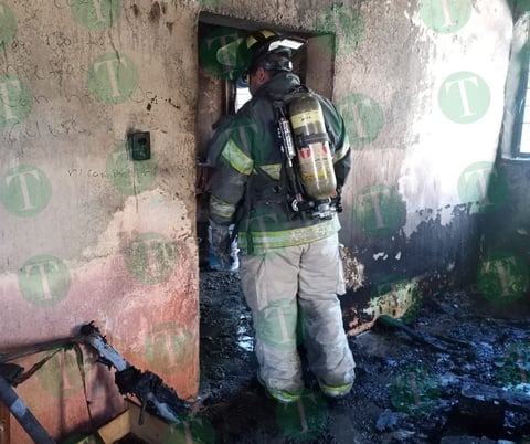 Incendio en la colonia Guadalupe Borja fue controlado por Bomberos de Frontera