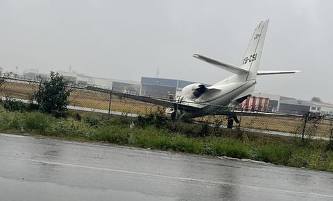 Avioneta se despista en Aeropuerto del Norte en Nuevo León; no se reportan lesionados