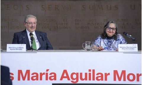 SCJN homenajea a Luis María Aguilar; "El hueco que dejes será difícil de llenar": Norma Piña