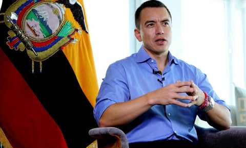 Abogados presentan ante FGR denuncia penal en contra del presidente de Ecuador, Daniel Noboa