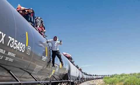 “¡Arrancó el tren, nos vamos!”, exclamaron los migrantes varados en Cañitas, Zacatecas