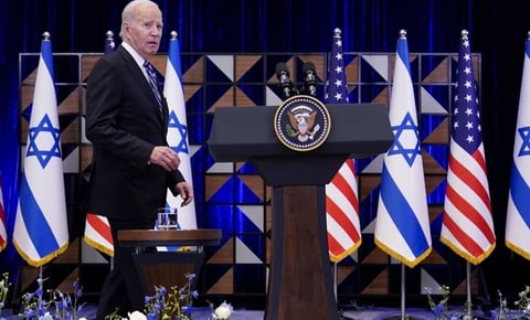 Biden reafirma su compromiso 'férreo' con Israel incluso 'cuando hay desacuerdos'