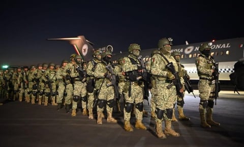 Llegan a Zacatecas mil militares de Fuerzas Especiales del Ejército para combatir violencia