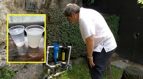 Sale 'agua cochina' en residencias de San Pedro, Nuevo León 