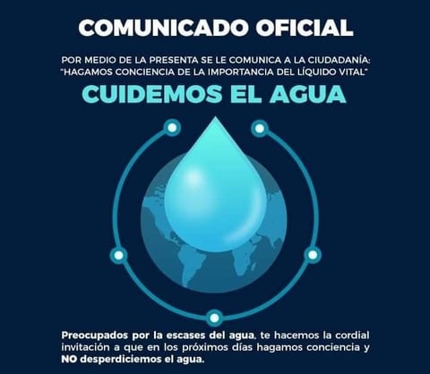 Se hace un Llamado para cuidar el agua en Morelos y evitar escasez