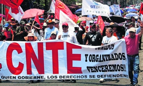 CNTE aclara que no apoya a Xóchitl Gálvez; "nuestra lucha es independiente", dicen