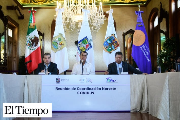 Acuerdan Coahuila, Nuevo León y  Tamaulipas acciones ante Covid-19