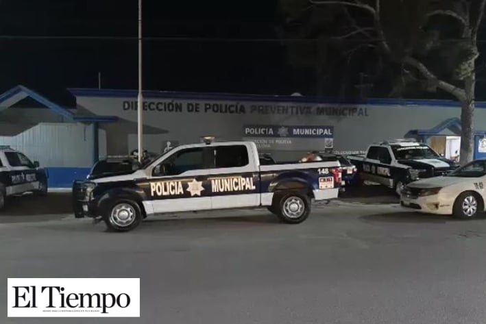 HORA Y MEDIA SIN POLICÍAS POR PARO LABORAL