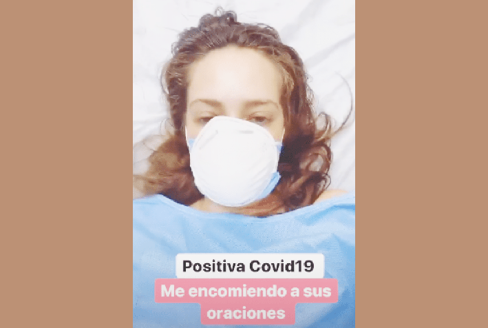 Jolette publica imagen en el hospital tras dar positivo a coronavirus