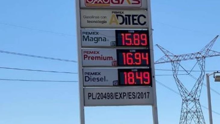 Aumenta Pemex el combustible: llegará a 20 pesos