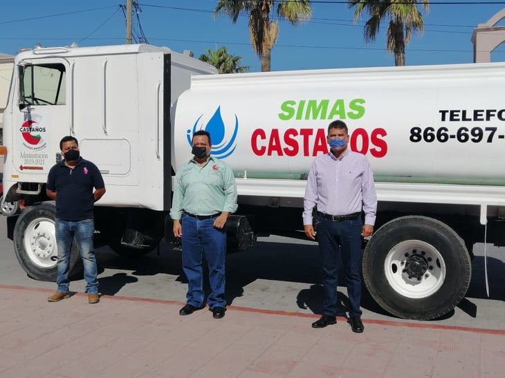 Entrega alcalde Enrique Soto unidad de agua potable
